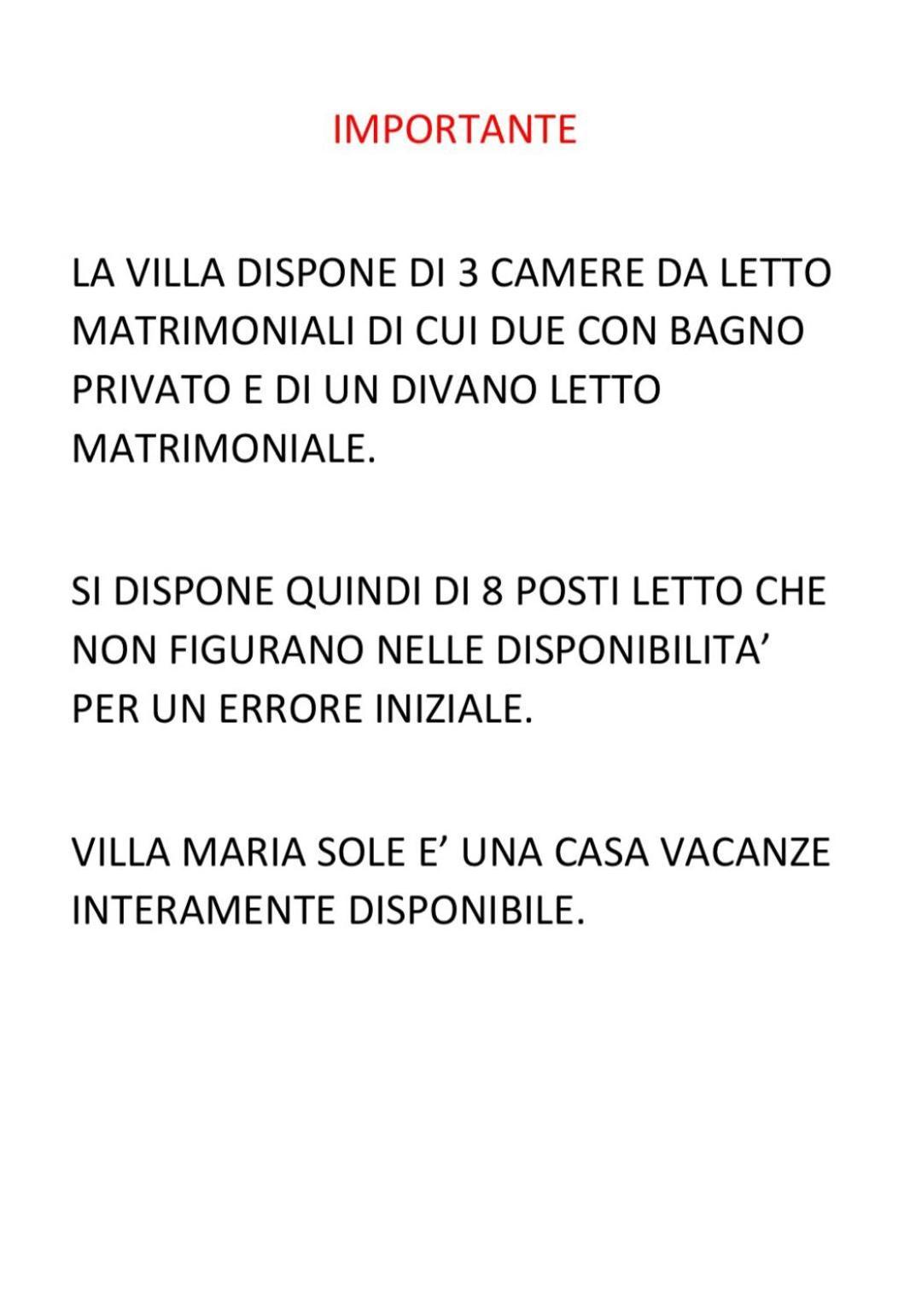 Villa Maria Sole Scafati Eksteriør billede